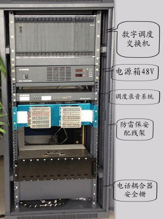 礦山通信系統(tǒng)的調(diào)度主機(jī)實(shí)物圖