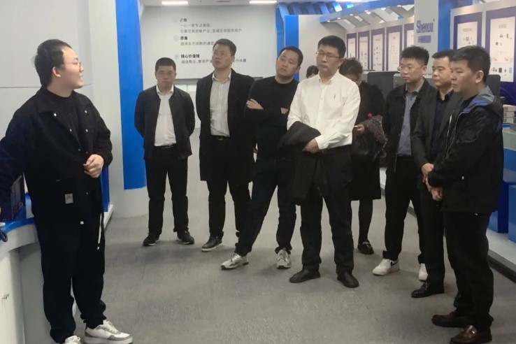 歡迎湖南科技大學吳處長蒞臨申甌通信參觀交流